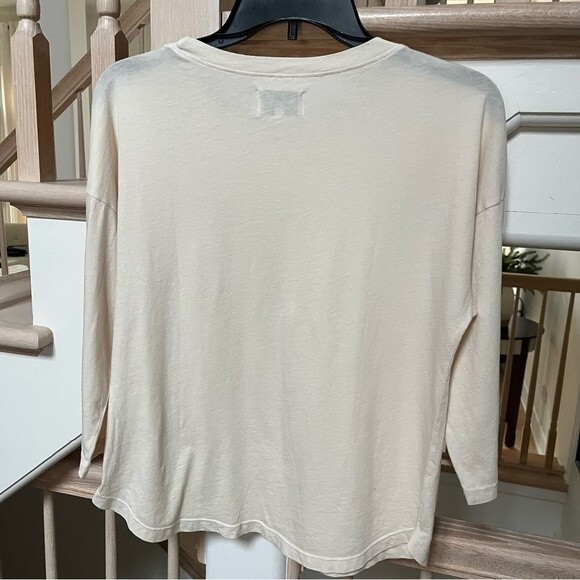 MATE the Label Girlfriend  Devi Crew Tee in Bone S - Picture 8 of 8